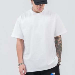 Men's solid-color T-shirt