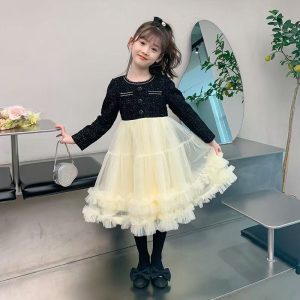 Children's long-sleeved dress