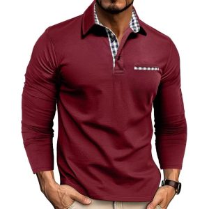 Men's Middle-Aged Polo Shirt ...