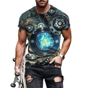 Men's clothing export round-neck T-shirt
