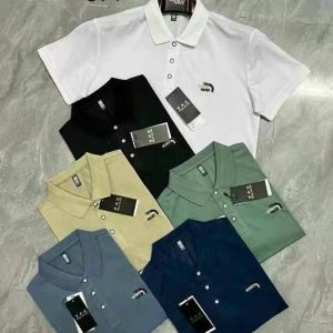 Men's premium solid-color POLO shirts
