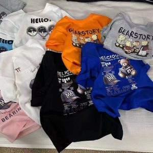 Children's clothing premium short-sleeved T-shirt