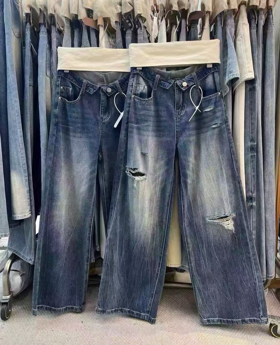 Women's high-quality jeans - 图片 4