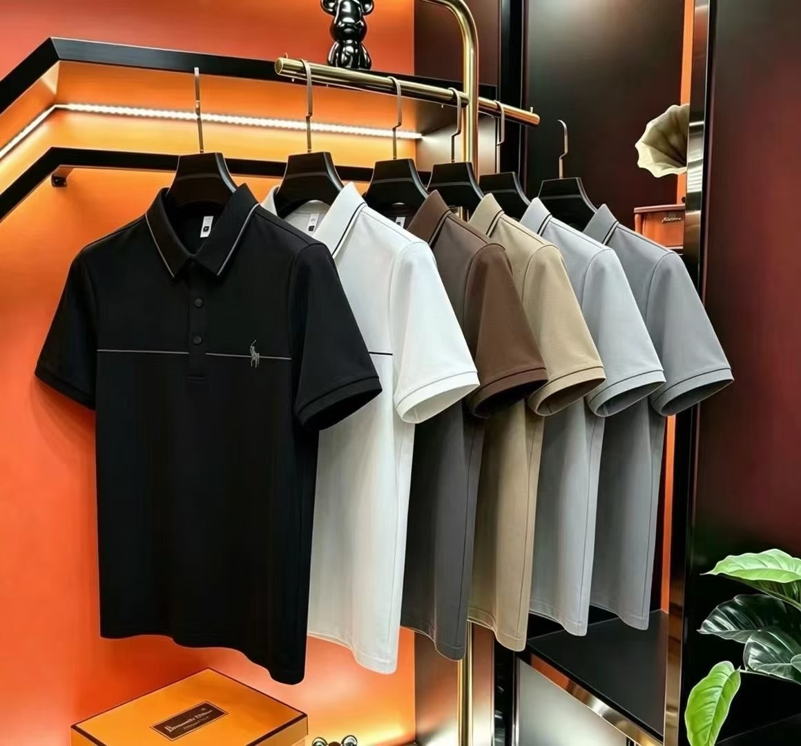 Men's export short-sleeved Polo shirts - 图片 4