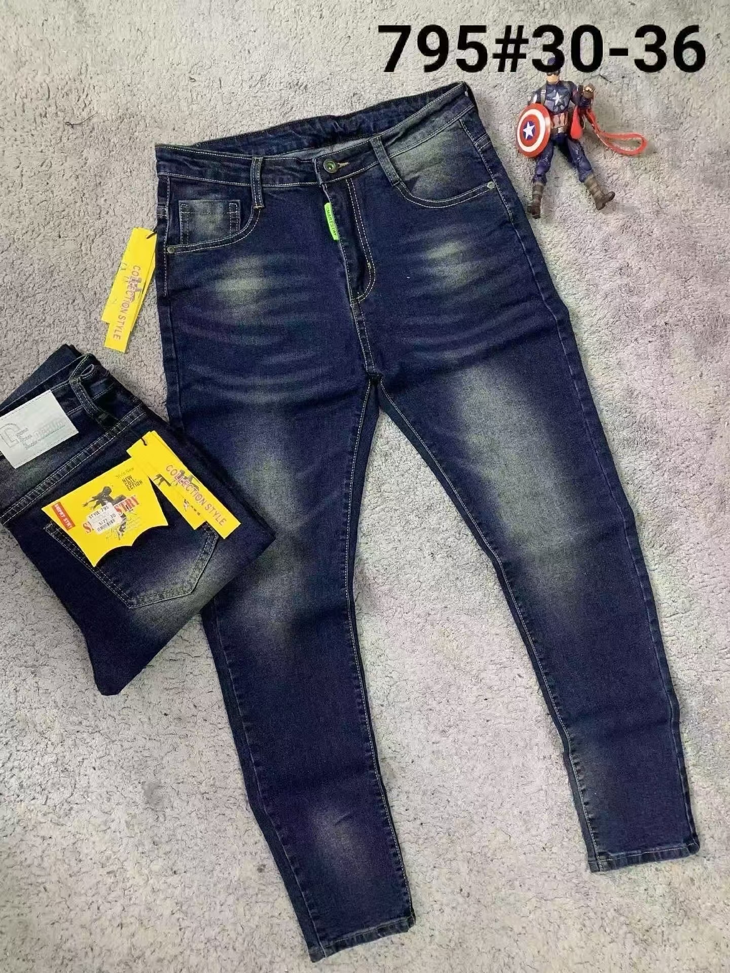 Men's denim pants - 图片 5