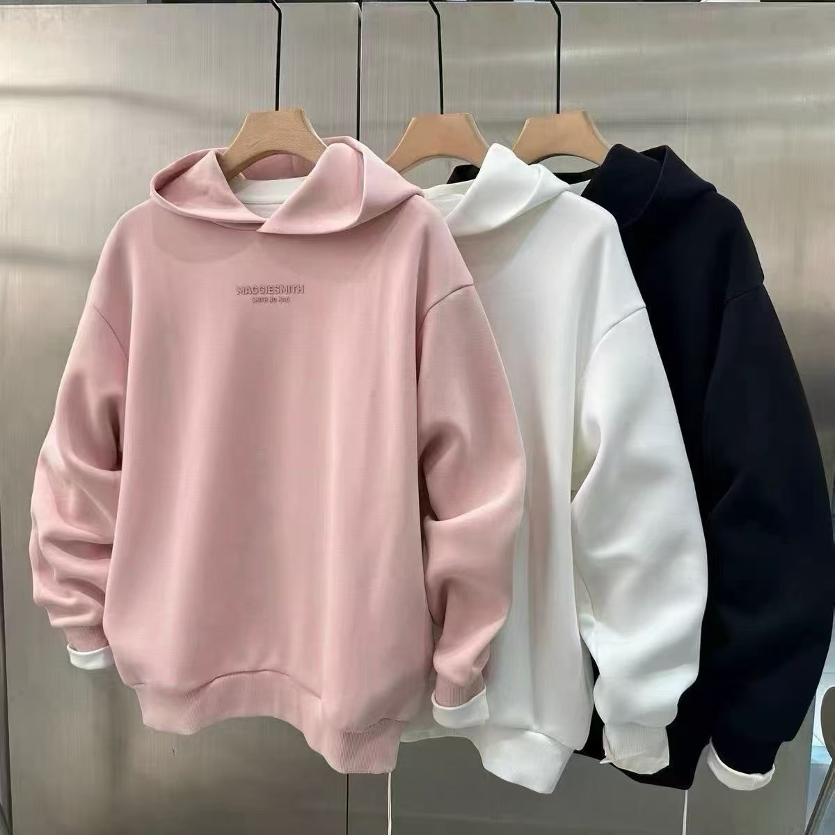 Men's and Women's Matching Hooded Sweatshirt - 图片 3