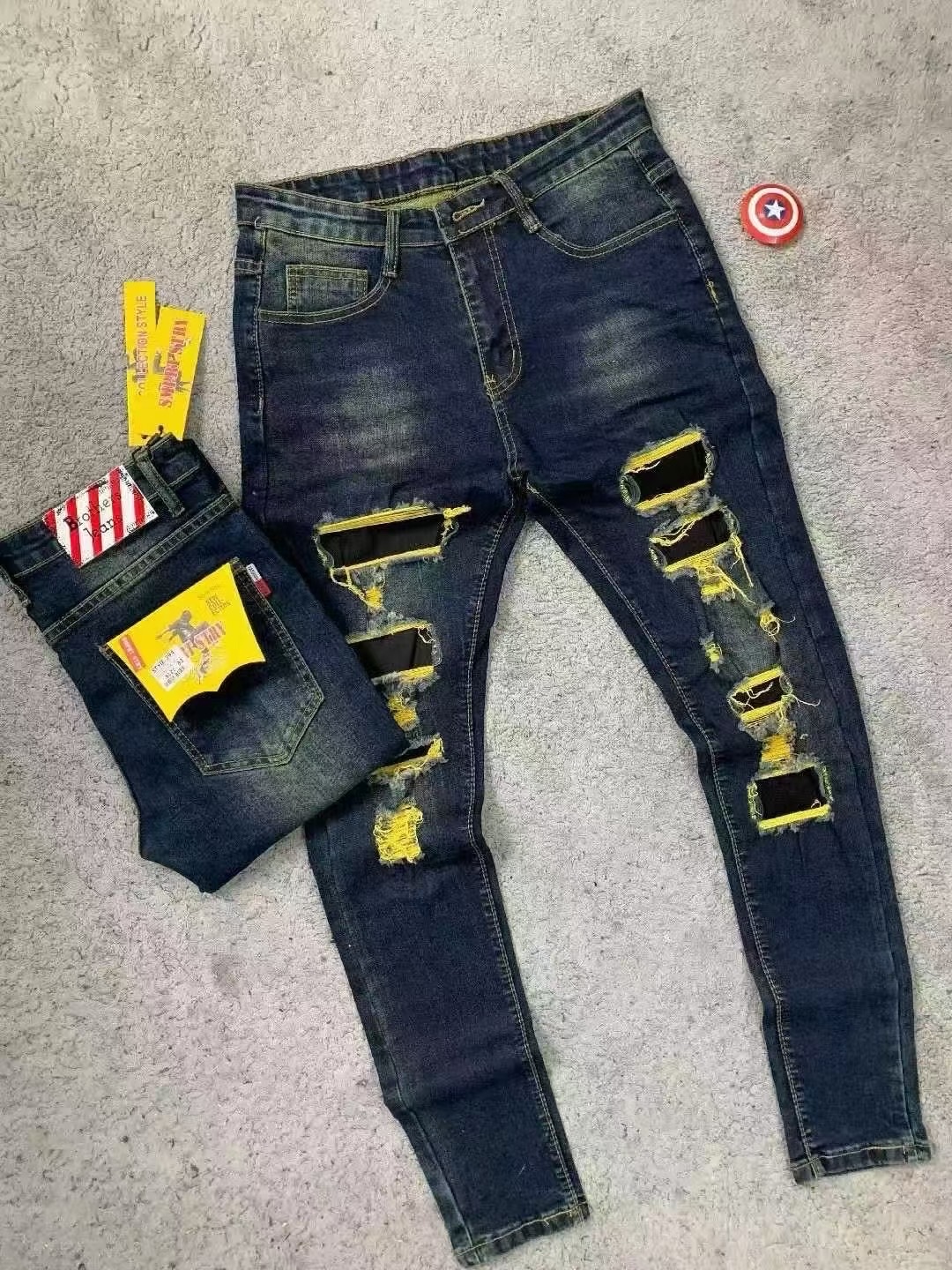 Men's denim pants - 图片 3