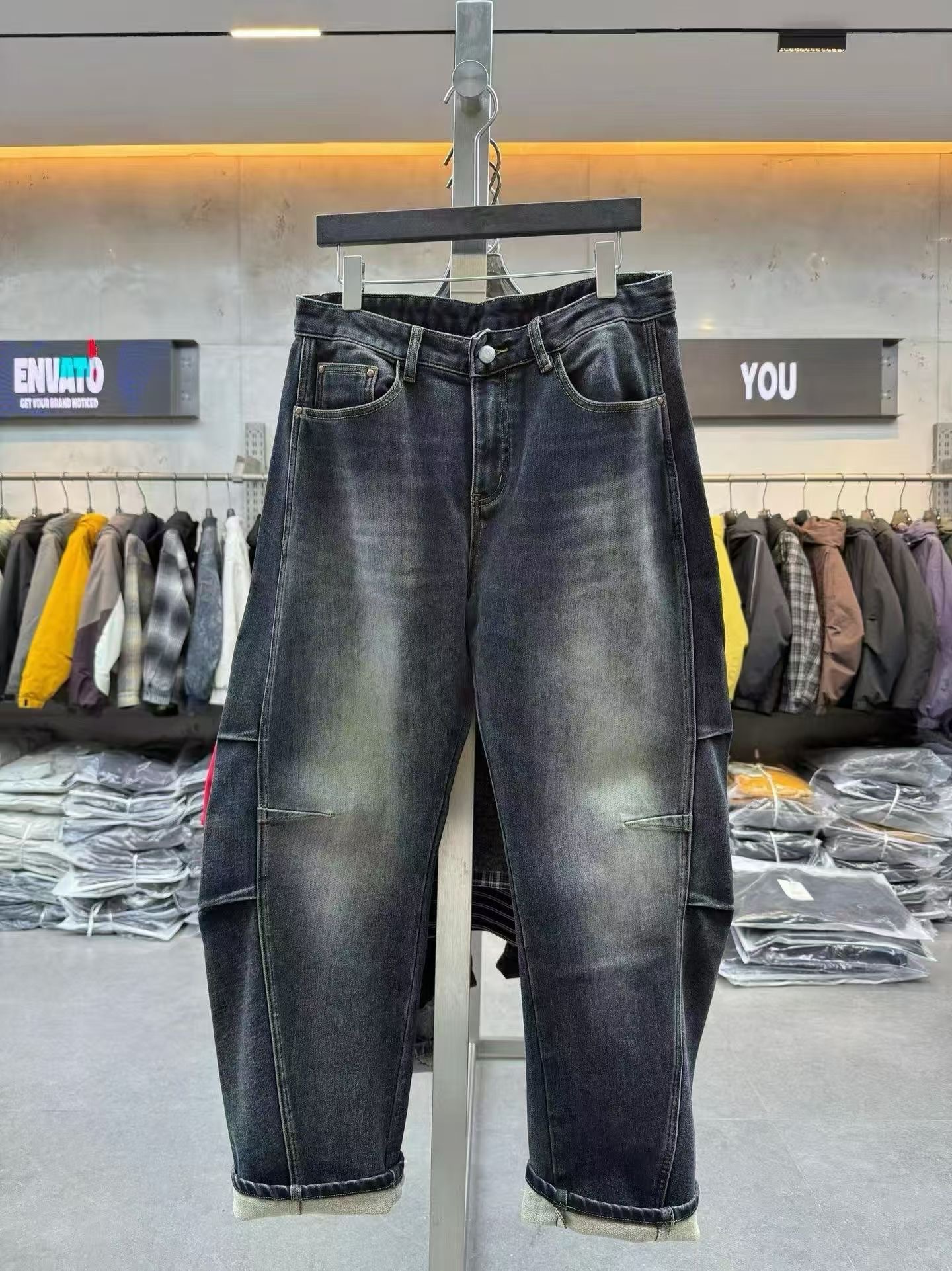 Women's high-quality jeans - 图片 12