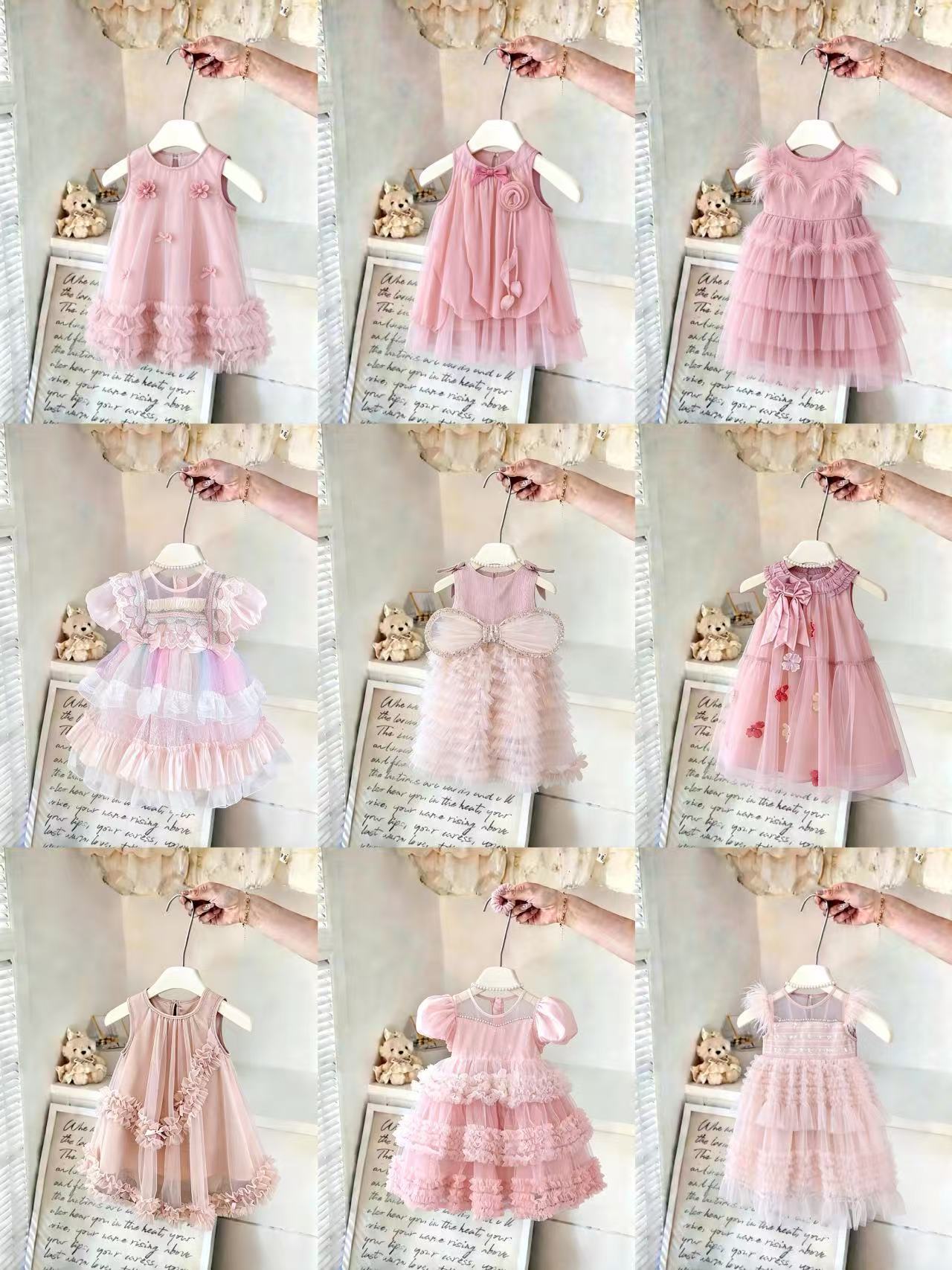 Children's mixed-size dress - 图片 2