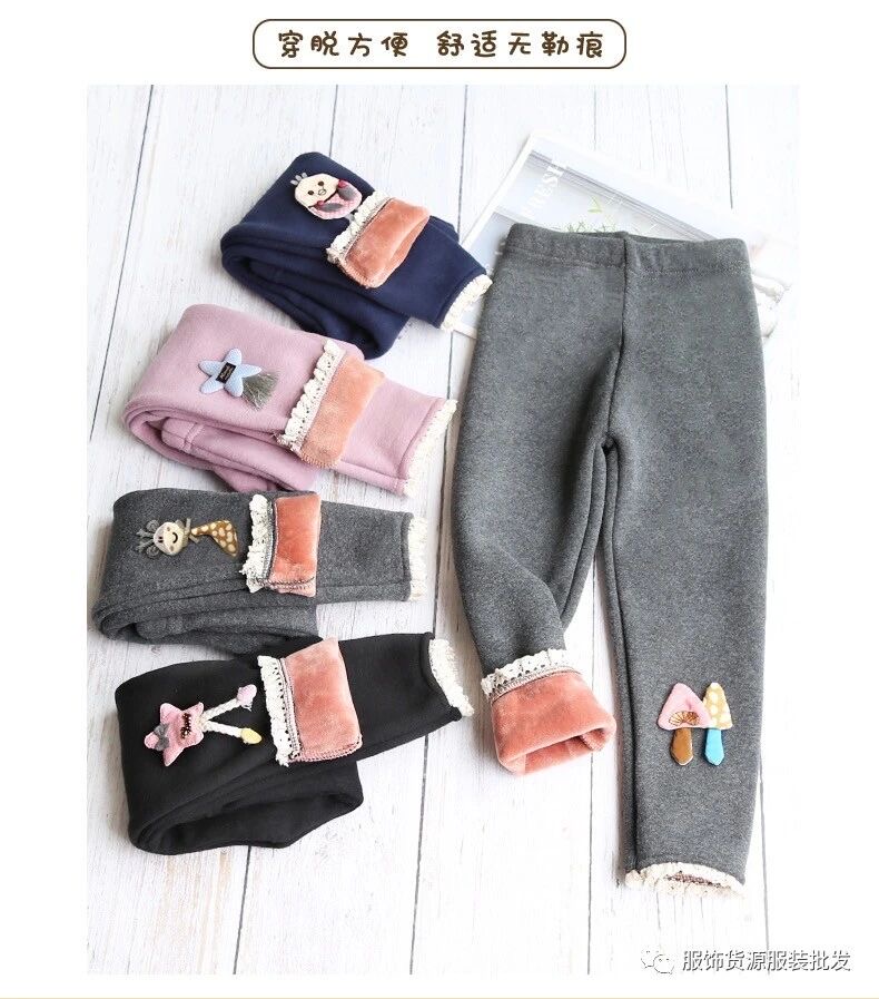 Children's fleece base pants - 图片 4