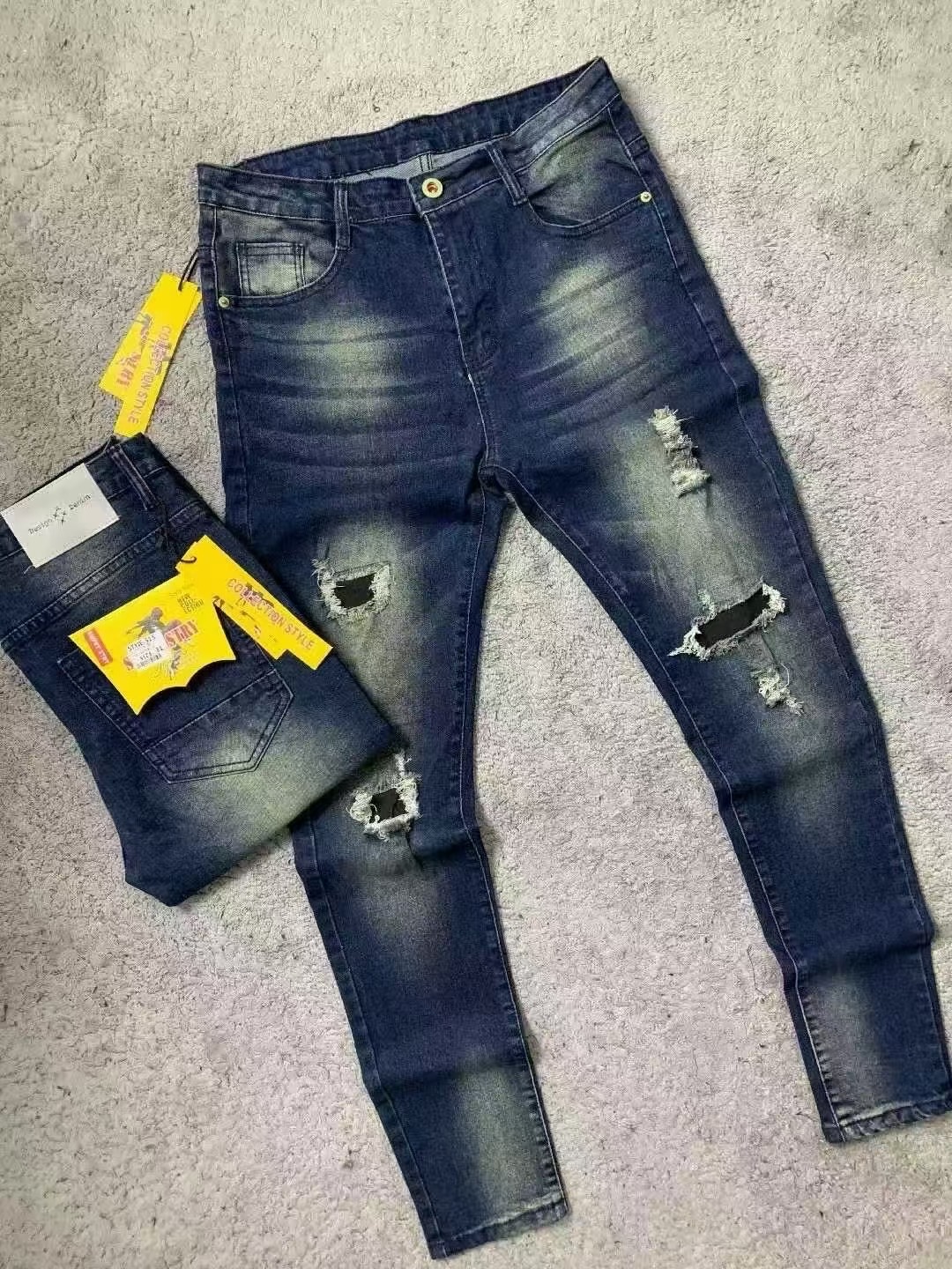 Men's denim pants - 图片 7