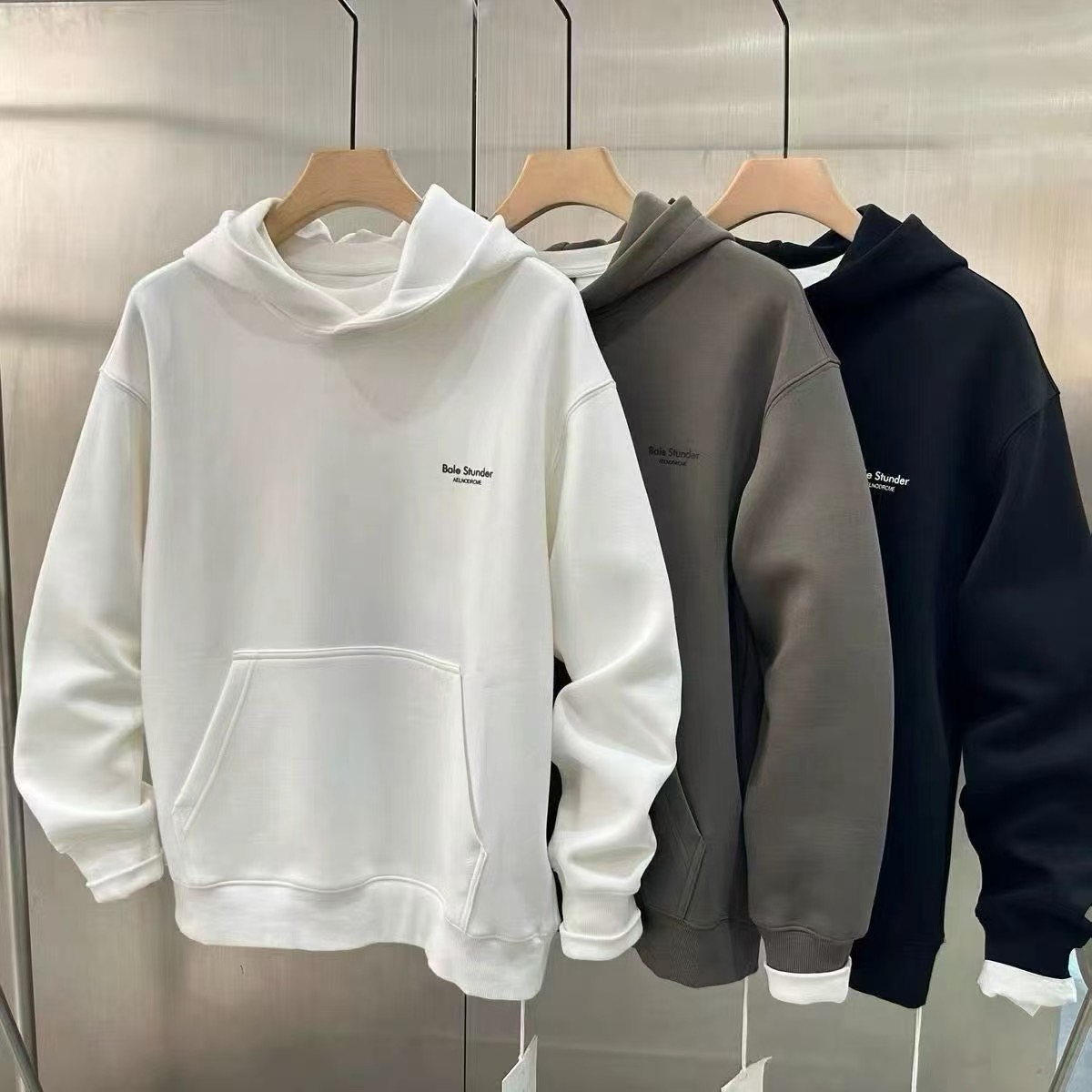 Men's and Women's Matching Hooded Sweatshirt - 图片 7