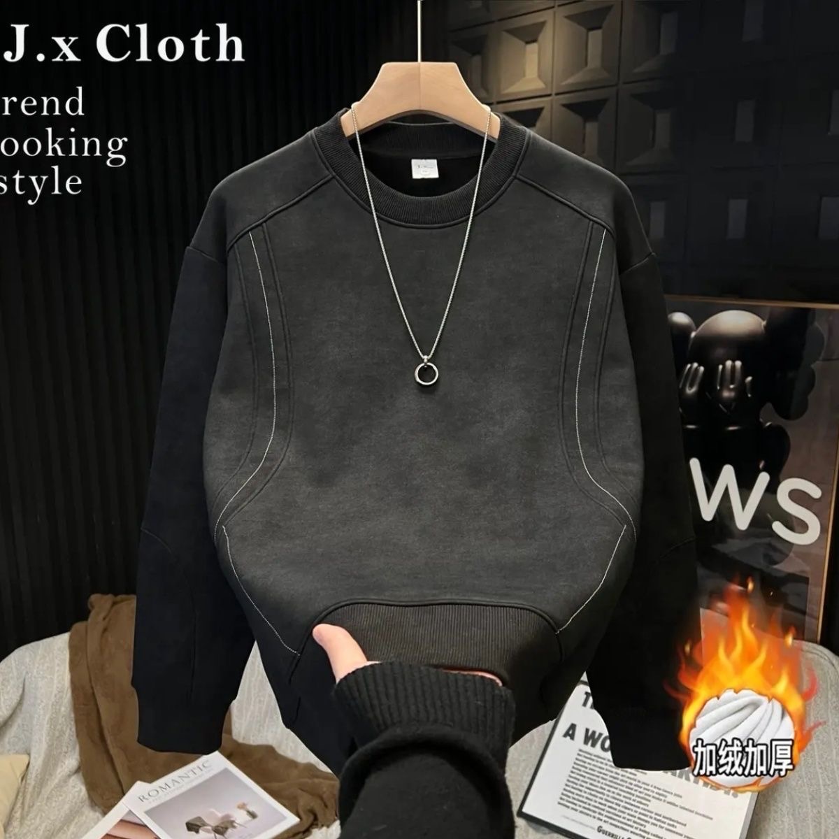 Men's boutique hoodie - 图片 3