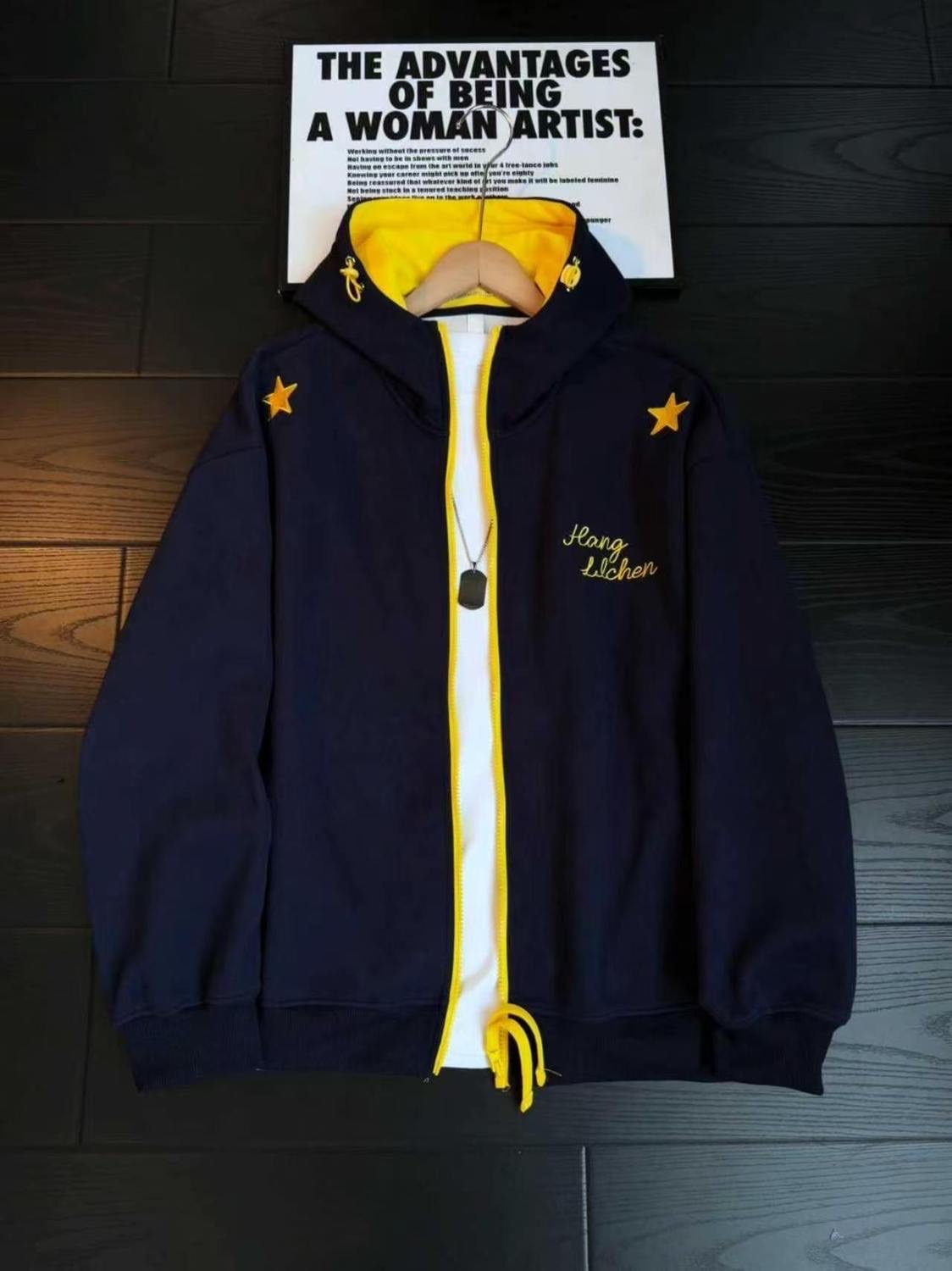 Men's fleece hoodie jacket - 图片 3