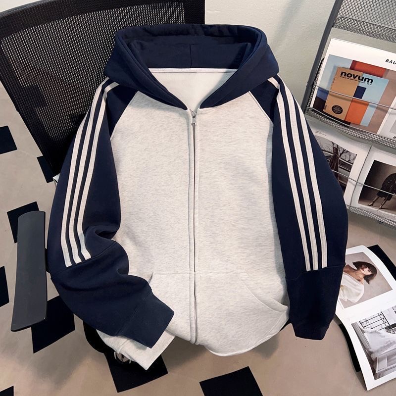Men's fleece hoodie jacket - 图片 7