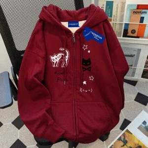 Men's fleece hoodie jacket
